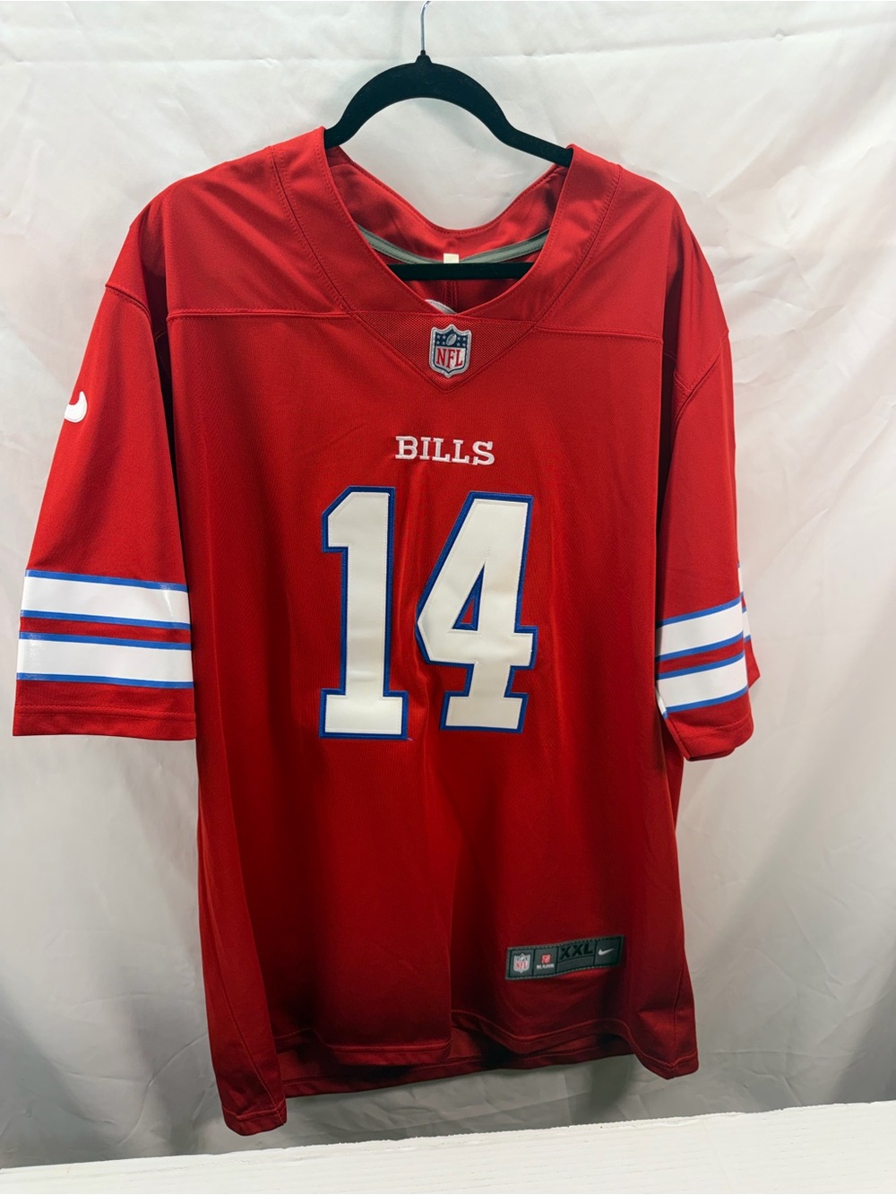 NIKE Buffalo Bills Stefon Diggs #14 On Field NFL Jersey Men’s 2XL Red
